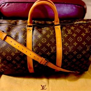Louis Vuitton Monogram Keepall Bandouliere 50💎🇫🇷